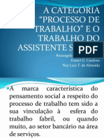 Processo de Trabalho e Serviço Social