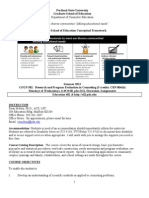 Coun 582 Research and Program Evaluation in Counseling