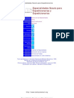 Especialides Expedicionarios Scouts