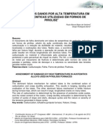 Avaliação Dos Danos Por Alta Temperatura em Ligas Austeníticas Utilizadas em Fornos de Pirólise