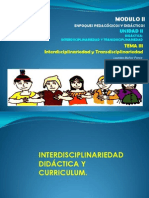 3 Interdisciplinariedad y Transdisciplinariedad