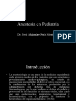 Anestesia en Pediatría