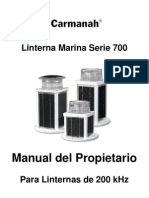 Manual Linternas Marinas Serie 700 Español