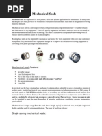 Rotating Face Mechanical Seals