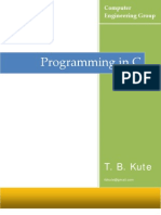 Programming in C by Kute T. B.