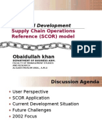 Technical Development: Supply Chain Operations Reference (SCOR) Model