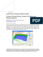 Surface Pit Design and Range Diagrams