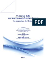 Un Nouveau Destin Pour Le Service Public Ferroviaire Français: Les Propositions Des Régions