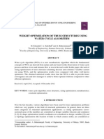 Weight Optimization of Truss Structures Using Water Cycle Algorithm