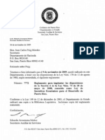 Reglamento 7772 - para Implantar Sección 6 Ley 73