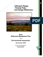 Document BLM Ely Fortif Parsnip WhiteRock WMP & EA Final 09 0105