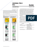 Kodak Tri-X Data Sheet