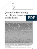 Qwest - Understanding Client's Business and Industry