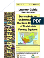 Basic Concepts of Sustainable Farming 116157 Learner Guide