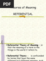 Referential Theory