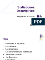 Statistiques Descriptives 1