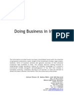 Doing Business in India