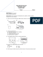 Monthly Test March SC y 4