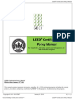 Leed Certification Policy Manual