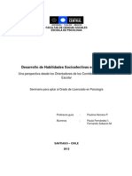 Desarrollo de Habilidades Socioafectivas en La Escuela. Paula Fernandez I - Fernando Sobarzo M.