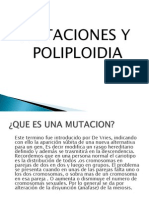 Mutaciones y Poliploidia