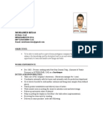 Storekeeper CV