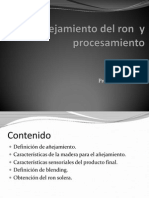 Proceso de Añejamiento de Ron