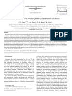 Characterization of Laminar Premixed Methanol-Air Flames: S.Y. Liao, D.M. Jiang, Z.H. Huang, K. Zeng