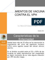 Lineamientos de Vacuna Contra El VPH