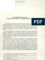 Les Rapports D'analogie Entre Philosophie Et Alchimie Médiévales