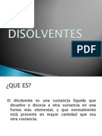 DISOLVENTES