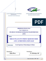 DST - 2010 - Mise en Place D'un Proxy SQUID Sécurisé Avec Authentification LDAP. ESMT Téléinformatique