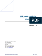 MP2000-104B-AC User Manual v1.0