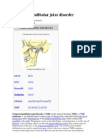 Temporomandibular Joint Disorder