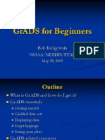 GrADS For Beginners