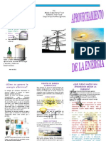 Triptico Aprovechamiento de La Energía