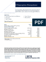 H12G-01 Polypropylene Homopolymer: Typical Properties