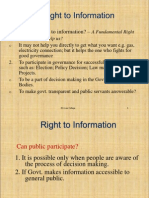 What Is Right To Information? - : A Fundamental Right How Does It Help Us?