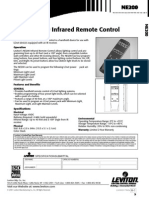 NE200 Infrared Remote Control