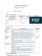 Sesiones de Aprendizaje Uso Del Dccionario