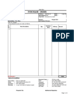 UAG Purchase Order