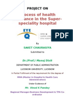 Process of Health Insurance in The Super-Speciality Hospitalh