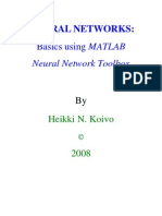 Neural Networks - Basics Matlab PDF