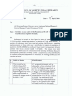 ICAR Circular On PHD Increment