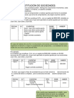 Constitución de Sociedades