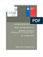 Informe Mensual Valores Humanos