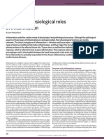 Origin and Physiological Roles of Inflammation