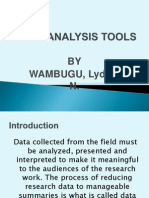 Data Analysis Tools.