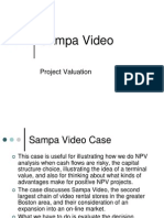 Sampa Video: Project Valuation