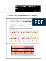 Advance Diagnostic Medical Laboratory: The AP 20E® For Identification of Bacteria